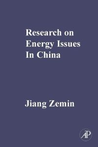Titelbild: RESEARCH ON ENERGY ISSUES IN CHINA 9780123786197