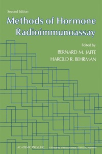 صورة الغلاف: Methods of Hormone Radioimmunoassay 2nd edition 9780123792600