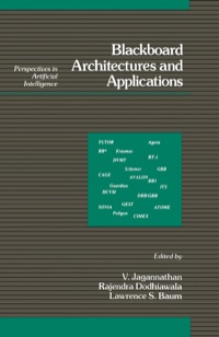 Omslagafbeelding: Blackboard Architectures and Applications 1st edition 9780123799401
