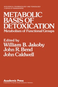 Cover image: METABOLIC BASIS OF DETOXICATION 1st edition 9780123800602