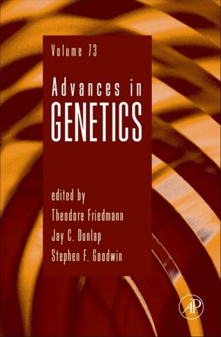 Cover image: Advances in Genetics 9780123808608
