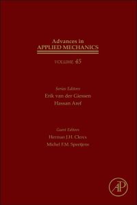 表紙画像: Advances in Applied Mechanics 9780123808769