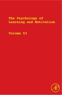 صورة الغلاف: The Psychology of Learning and Motivation: Advances in Research and Theory 9780123809063