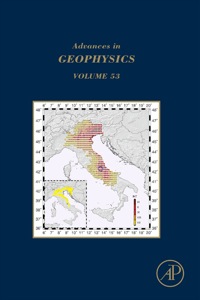 Cover image: Advances in Geophysics 9780123809384