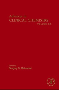 表紙画像: Advances in Clinical Chemistry 9780123809483