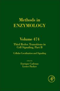 صورة الغلاف: Thiol Redox Transitions in Cell Signaling, Part B 9780123810038