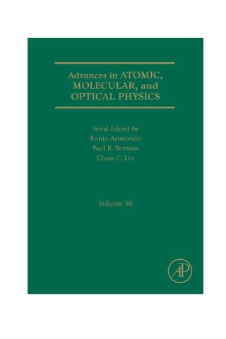 Imagen de portada: Advances in Atomic, Molecular, and Optical Physics 9780123810298