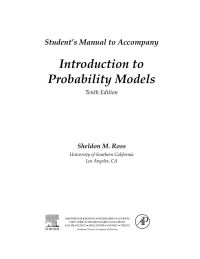 صورة الغلاف: Introduction to Probability Models, Student Solutions Manual: Introduction to Probability Models 10th edition 9780123814463