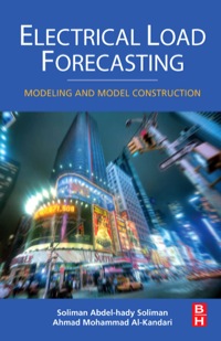 Cover image: Electrical Load Forecasting 9780123815439