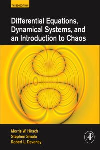 Cover image: Differential Equations, Dynamical Systems, and an Introduction to Chaos 3rd edition 9780123820105