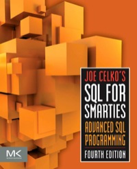 Imagen de portada: Joe Celko's SQL for Smarties 4th edition 9780123820228