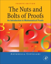 表紙画像: The Nuts and Bolts of Proofs 4th edition 9780123822178