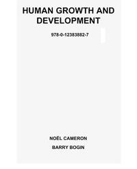 Cover image: Human Growth and Development 2nd edition 9780123838827