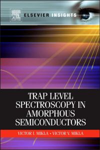Omslagafbeelding: Trap Level Spectroscopy in Amorphous Semiconductors 9780123847157