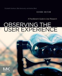 Titelbild: Observing the User Experience: A Practitioner's Guide to User Research 2nd edition 9780123848697