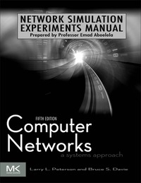 Cover image: Network Simulation Experiments Manual 3rd edition 9780123852106