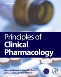 Cover image: Principles of Clinical Pharmacology 3rd edition 9780123854711