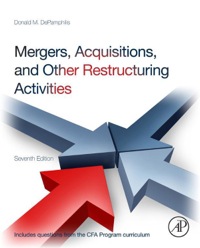 Imagen de portada: Mergers, Acquisitions, and Other Restructuring Activities: An Integrated Approach to Process, Tools, Cases, and Solutions 7th edition 9780123854872