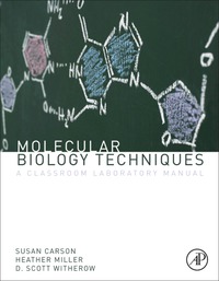 Cover image: Molecular Biology Techniques 3rd edition 9780123855442