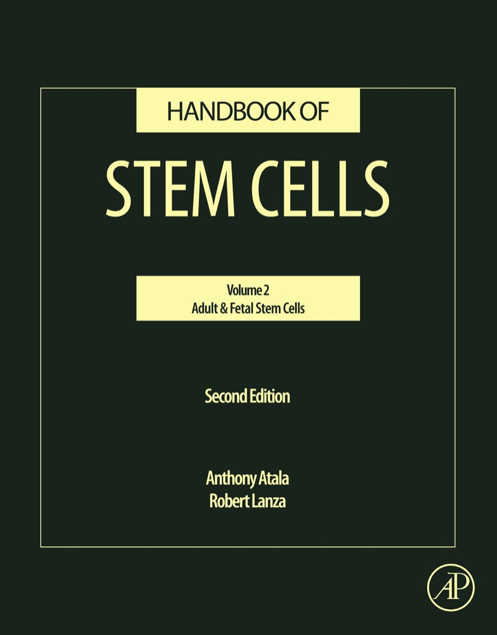 Handbook of Stem Cells 2nd Edition