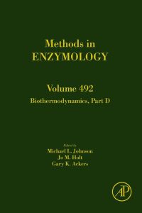 Cover image: Biothermodynamics, Part D 9780123860033