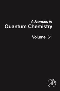 Titelbild: ADVANCES IN QUANTUM CHEMISTRY 9780123860132