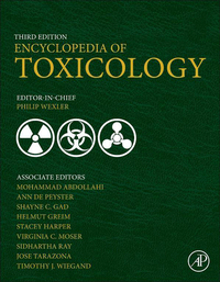 Cover image: Encyclopedia of Toxicology 3rd edition 9780123864543