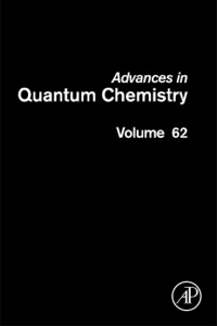 Titelbild: ADVANCES IN QUANTUM CHEMISTRY 9780123864772
