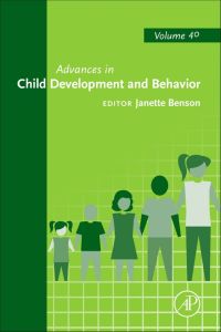 صورة الغلاف: Advances in Child Development and Behavior 9780123864918
