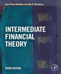 Cover image: Intermediate Financial Theory 3rd edition 9780123865496