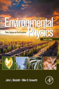 Omslagafbeelding: Principles of Environmental Physics: Plants, Animals, and the Atmosphere 4th edition 9780123869104