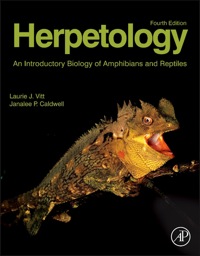 Omslagafbeelding: Herpetology: An Introductory Biology of Amphibians and Reptiles 4th edition 9780123869197