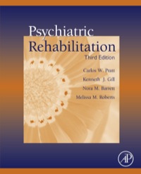 Cover image: Psychiatric Rehabilitation 3rd edition 9780123870025