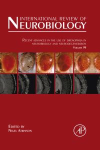 Omslagafbeelding: Recent advances in the use of drosophila in neurobiology and neurodegeneration 9780123870032