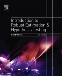 Cover image: Introduction to Robust Estimation and Hypothesis Testing 3rd edition 9780123869838