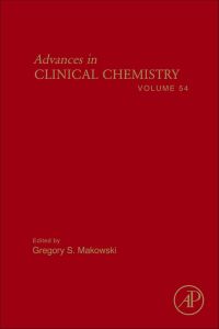 Cover image: Advances in Clinical Chemistry 9780123870254