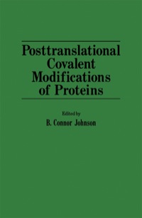 Cover image: Posttranslational covalent modifications of proteins 1st edition 9780123875600
