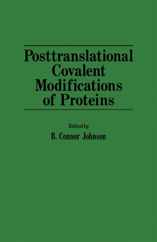 Cover image: Posttranslational covalent modifications of proteins 1st edition 9780123875600