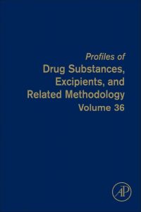 Cover image: Profiles of Drug Substances, Excipients and Related Methodology 9780123876676