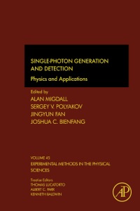 Omslagafbeelding: Single-Photon Generation and Detection: Physics and Applications 9780123876959