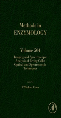 Cover image: Imaging and Spectroscopic Analysis of Living Cells 9780123918574