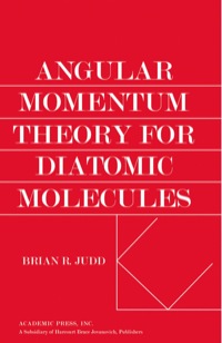 表紙画像: Angular momentum theory for diatomic molecules 9780123919502
