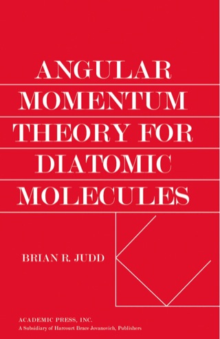 Imagen de portada: Angular momentum theory for diatomic molecules 9780123919502