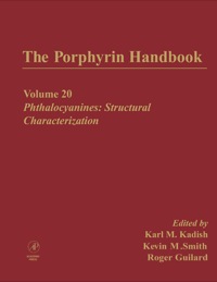 Titelbild: The Porphyrin Handbook: Phthalocyanines: Structural Characterization 9780123932303
