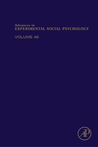 Imagen de portada: Advances in Experimental Social Psychology 9780123942814