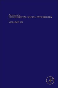 Cover image: Advances in Experimental Social Psychology 9780123942869