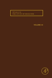 Cover image: Advances in the Study of Behavior 9780123942883