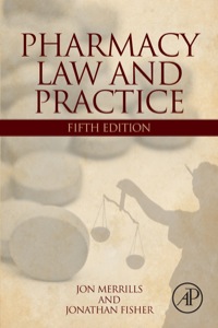 Imagen de portada: Pharmacy Law and Practice 5th edition 9780123942890