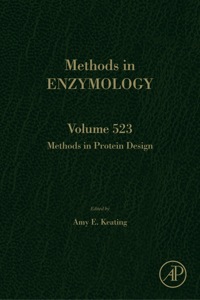 Cover image: Methods in Protein Design 9780123942920