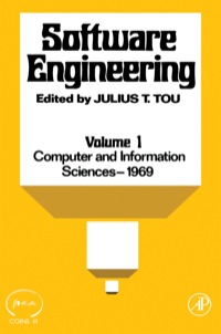 Imagen de portada: Software Engineering: Proceedings of the Third Symposium on Computer and Information Sciences held in Miami beach, Florida, December, 1969 9780123954954